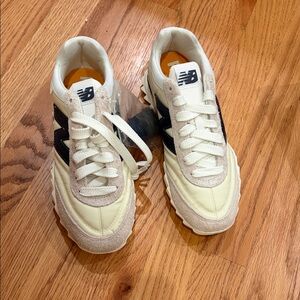 New Balance Cream and Black Casual Sneakers